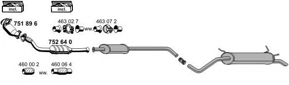 ERNST 100338 Exhaust System